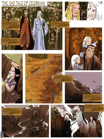 [Everfire] The Sad Tale of Celebrian (LOTR) (Ongoing) manga cover