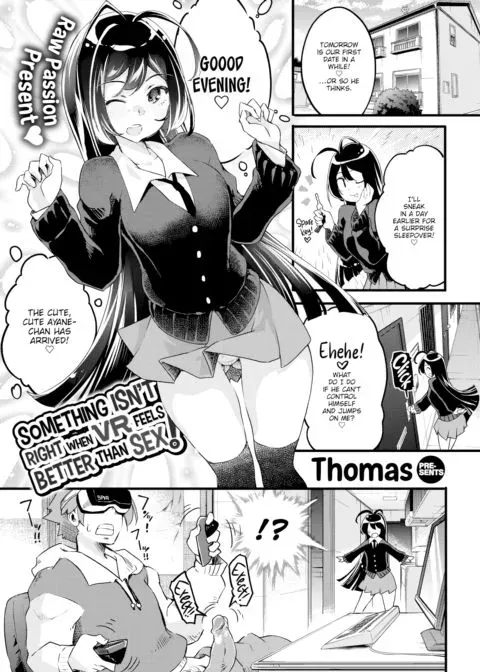 Something Isn't Right When VR Feels Better Than Sex! manga cover