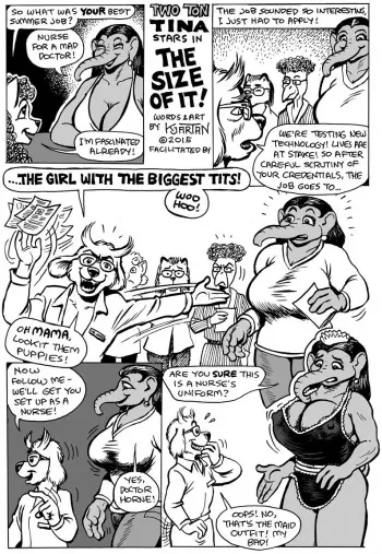 [Karno (Kjartan Arnorsson)] The Size of It manga cover