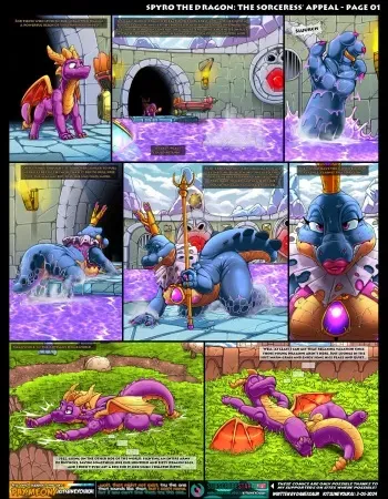 -Spyro the dragon: The Sorceress' Appeal manga cover