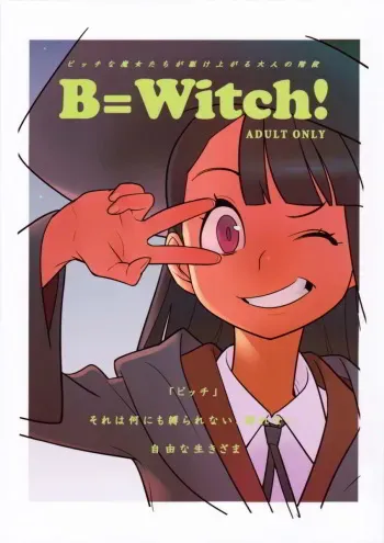 (C84) [Hamanasu Chaya (Hamanasu)] B=Witch! (Little Witch Academia) [Russian] [Diokhan] manga cover