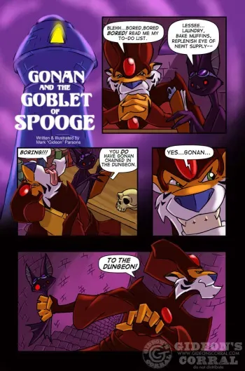 [Gideon] Gonan And The Goblet Of Spooge manga cover