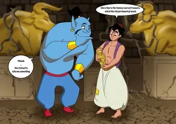 [Halcy0n] Aladdin and The Bovine Idol manga cover