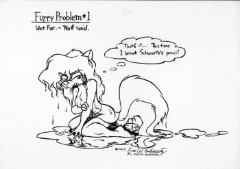 The Problems with Furry (Comedic Furry) manga cover