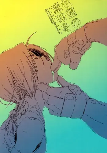 [Aruminiumu marmalade (Akino Mariko)] yokubou no imi wo (Fullmetal Alchemist) manga cover