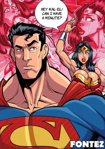 [Fontez] Clash of Titans (Wonder Woman x Superman) manga cover