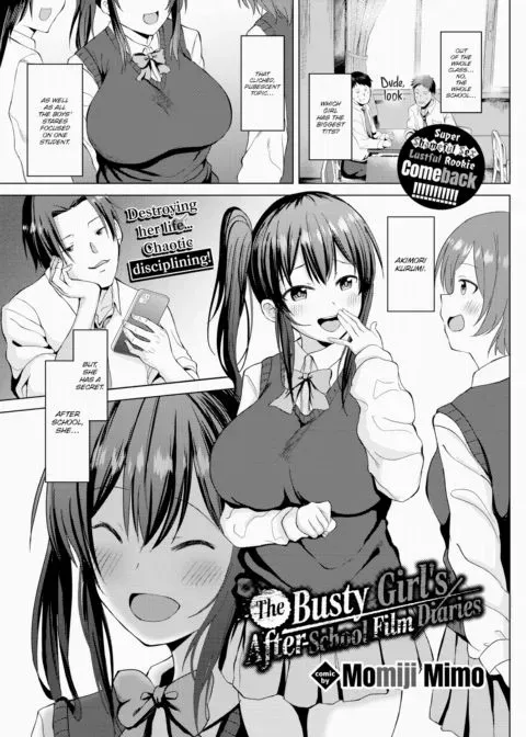 The Busty Girl's After-School Film Diaries manga cover