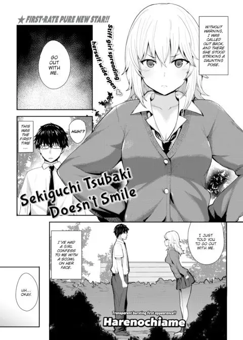 Sekiguchi Tsubaki Doesn't Smile manga cover