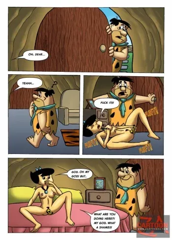 The flintstones COMIC 6 CARTOONZA manga cover