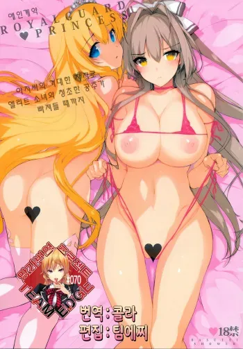 (C87) [Basutei Shower (Katsurai Yoshiaki)] Aijin Keiyaku ROYALGUARD ♥ PRINCESS (Amagi Brilliant Park) [Korean] [TEAM EDGE] manga cover