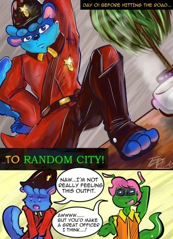 [EZDBud] On the Road to RANDOM CITY manga cover