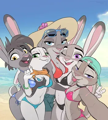 [Amadose] Suns Out, Buns Out! (Zootopia) manga cover