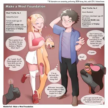 Make a Woof Foundation manga cover