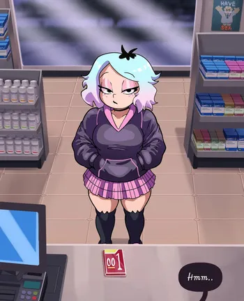 [DometiArt] Emberlynn Pinkle intenta comprar algunos condones (Helluva Boss) (Ongoing) manga cover