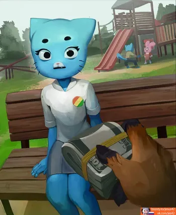 [Matchattea] Night Shifts (The Amazing World of Gumball) [RUSSIAN] [Jesus42] manga cover