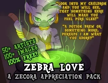 Zecora Love Art Pack manga cover