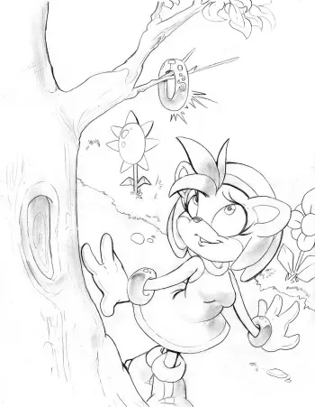 [Rabid] Amy Unleashed (Sonic the Hedgehog) manga cover