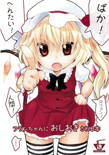 (Reitaisai 8) [MeltdoWN COmet (Yukiu Con)] Flan-chan ni Oshioki sareru Hon (Touhou Project) manga cover