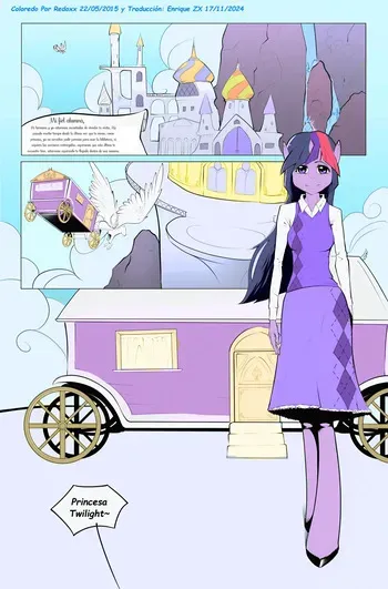 [Bakuhaku] Un Desastre Real | (My Little Pony: La Magia de La Amistad) [Español - Coloreado] (Enrique ZX) manga cover