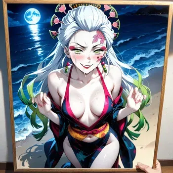 (Patreon - WaifuRain) Daki From Kimetsu No Yaiba - Opening Part - Tentacles NSFW [AI Generated] manga cover