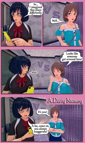 A Dirty Money [Onahole TF] manga cover