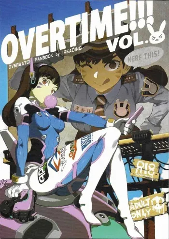(FF30) [Bear Hand (Fishine, Ireading)] OVERTIME!! OVERWATCH FANBOOK VOL. 2 (Overwatch) [Russian] [PromtMaster] manga cover