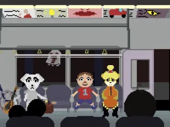 [ShoeStrang] Isabelle on the Train (Animal Crossing) manga cover