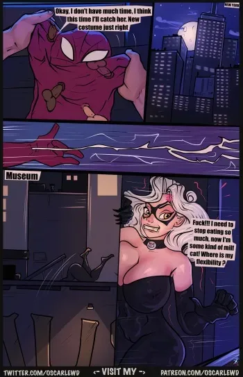 [Oscar Lewd] Cat Trap (Spider-Man) manga cover