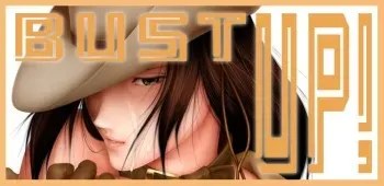 [Silhouette Girl] Bust UP! [Animated] manga cover