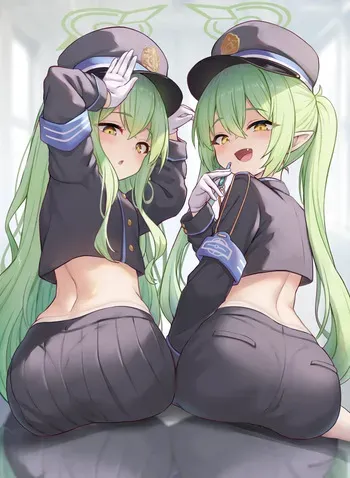 [Milkshake] Railway Twins 1-2 (Blue Archive) manga cover