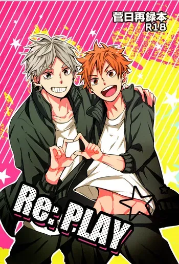 (C90) [catsnake (75)] Re:PLAY Sugahina Sairokuhon (Haikyuu!!) manga cover