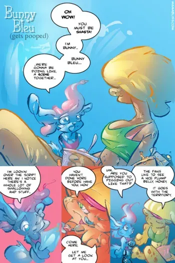[MamaBliss] Bunny Bleu Gets Pooped manga cover