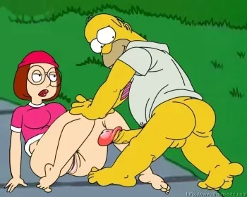 Simpsons Vs family guy manga cover