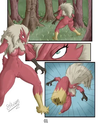 [Othoxon] Blaziken attacked by angry bees (Pokemon) [WIP] manga cover