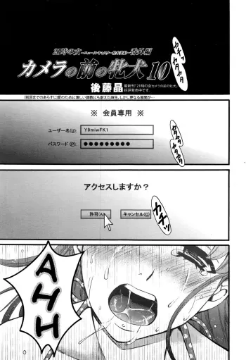 The Bitch in Front of the Camera 10 | Kamera no Mae no Mesu Inu 10 manga cover