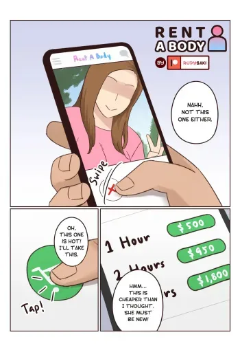 Rent a Body manga cover