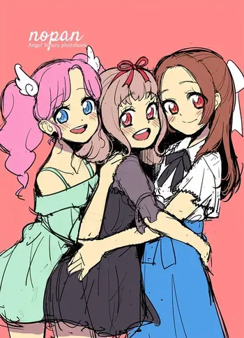 [Uko] nopan Angel Sisters Photobook (Aikatsu!) manga cover