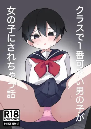 Class de Ichiban Kawaii Otokonoko ga Onnanoko ni Sarechau Hanashi manga cover