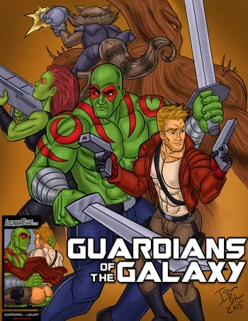 [Iceman Blue] Guardians of the Galaxy manga cover