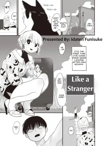 Tanin Mitai ni | Like a Stranger manga cover