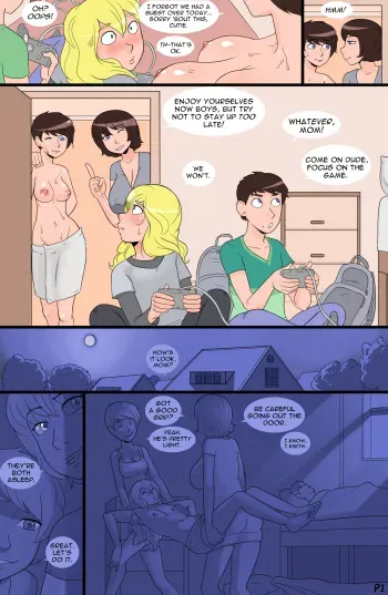 [Nobody in Particular] Sleepover Raiders manga cover