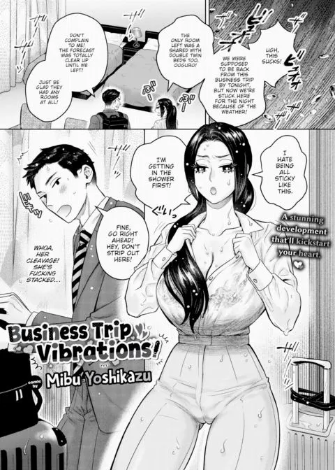 Business Trip Vibrations manga cover