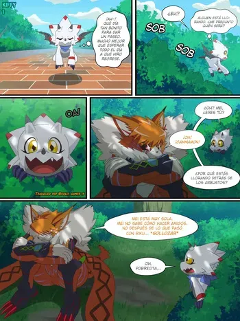 [Kiffy] Gammamon x Meicrackmon (Digimon Ghost Game) (Spanish - En curso) [Dogie Gamer] manga cover