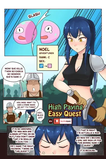 High Paying Easy Quest manga cover