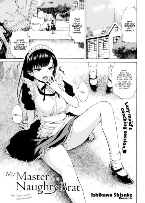 My Master Is a Naughty Brat manga cover