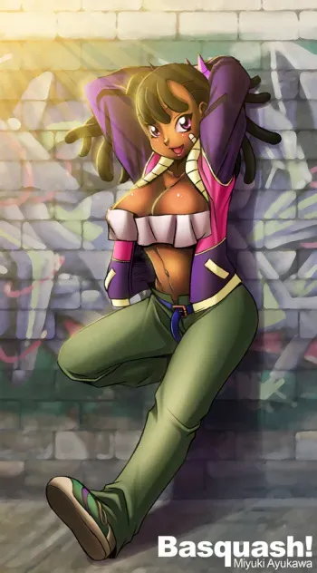 Girls of Basquash manga cover