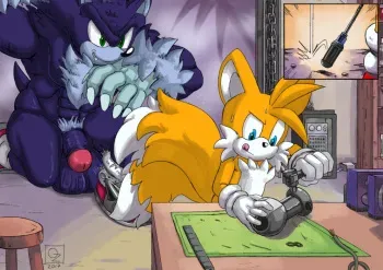 [Omega Zuel] Workshop Intruder (Sonic The Hedgehog) manga cover