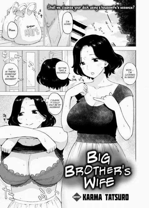 Big Brother's Wife manga cover