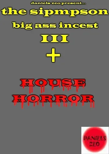 the simpsons bigass 3 (house horrores) (dzshota daniels zeo) manga cover