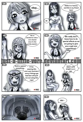 [Just-a-Little-Vore] Artist manga cover